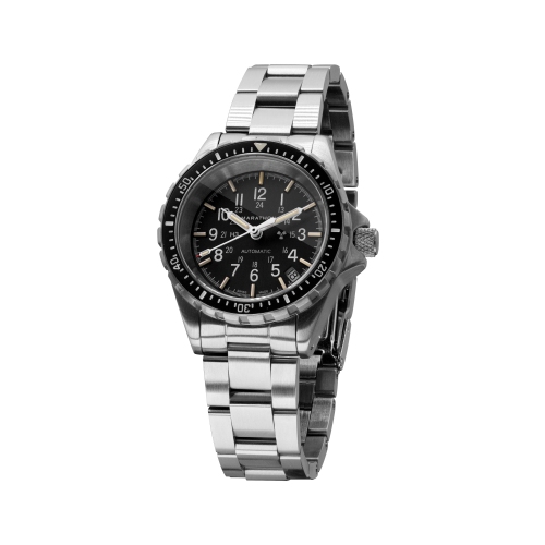 MARATHON- Medium Diver's Automatic with Stainless Steel Bracelet Marathon Clasp 36mm