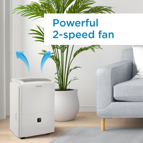 Danby 30 Pint Dehumidifier in White