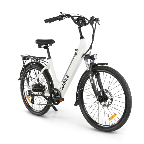 GOBIKE  Soleil 500W Electric City Bike | Lightweight Ebike | Step-Through Frame | Elegant Design (Up to 48Km Battery Range | 36Km/h Top Speed) -