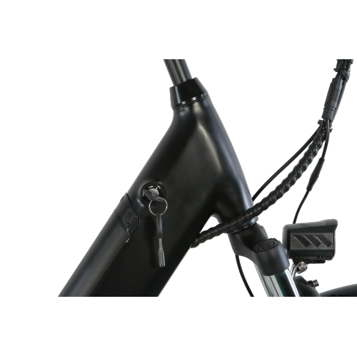 SOLEIL 500W Electric City Bike | Lightweight Ebike | Step-through Frame | Elegant Design - Black