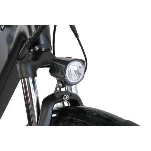 SOLEIL 500W Electric City Bike | Lightweight Ebike | Step-through Frame | Elegant Design - Black