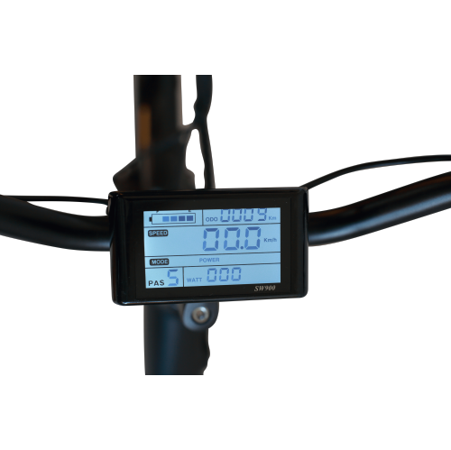 SOLEIL 500W Electric City Bike | Lightweight Ebike | Step-through Frame | Elegant Design - Black