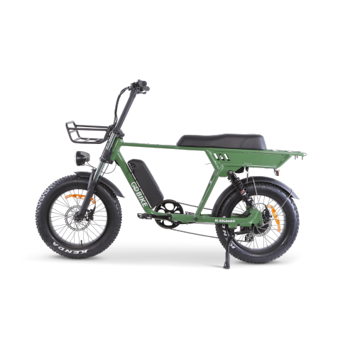 SOLDADO Dual Battery 750W Dual-Passanger Electric Off Road Bike - Olive