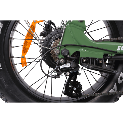 SOLDADO 750W Dual-Passanger Electric Off Road Bike - Olive