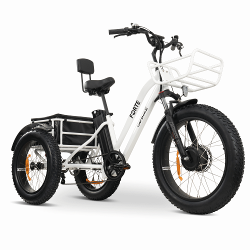 FORTE 750W EBike | Electric Tricycle - White