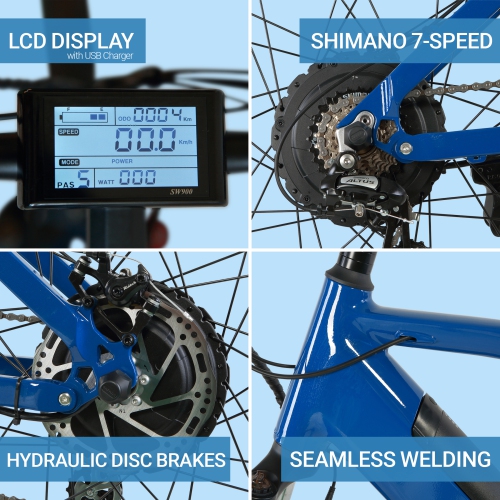 ROBUSTO EBike | 750W Electric Mountain Bike - Blue