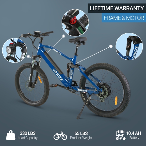 ROBUSTO EBike | 750W Electric Mountain Bike - Blue
