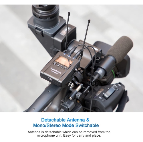 Saramonic UWMIC9SKIT1 Camera-Mount Wireless Omni Lavalier Microphone System