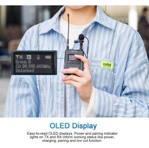 Saramonic UWMIC9SKIT1 Camera-Mount Wireless Omni Lavalier Microphone System