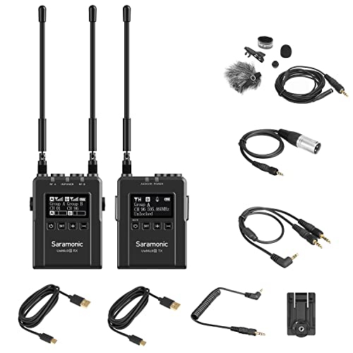 Saramonic UWMIC9SKIT1 Camera-Mount Wireless Omni Lavalier Microphone System