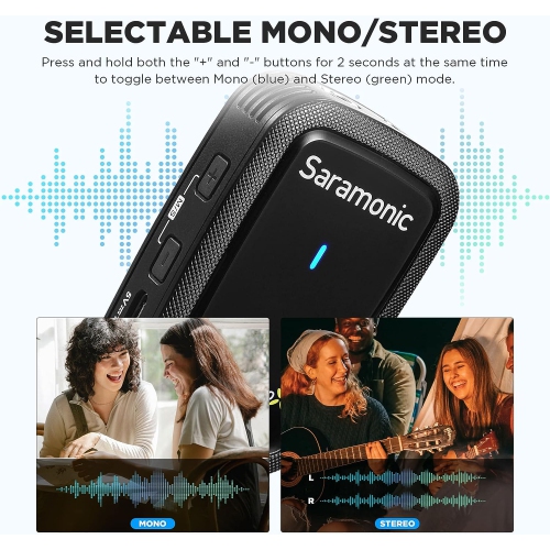 Saramonic BLINK500-PROX-Q20 2.4GHz Dual Channel Wireless Microphone System