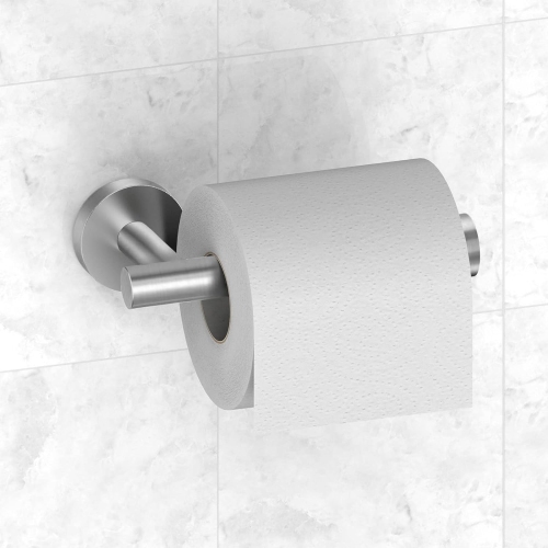 5-Pieces Brushed Nickel Square Bathroom Hardware Set, Includes 16 Inch Towel Bar, Towel Ring, Toilet Paper Holder, 2 Towel Hooks, Wall Mounted