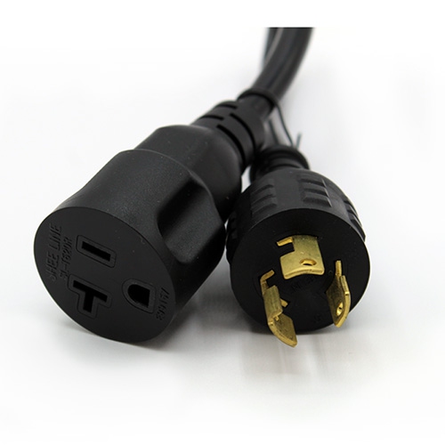 LexTec 1 ft L5-15P to 5-20R power cable – 14AWG SJT