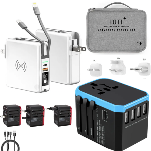 TUTT Ultimate Travel Adapter & Charging Kit