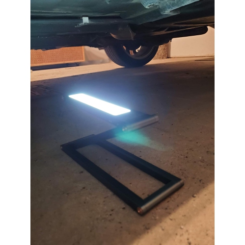 BAZZ T19175DG Foldable Integrated LED Wireless Table Lamp Dark Gray 8.5 in