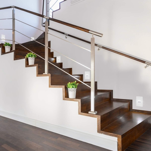 BAZZ STRL2WH Integrated LED Step Light - White