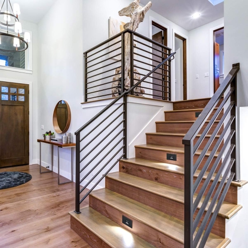 BAZZ STRL2BK Integrated LED Step Deck Light - Black