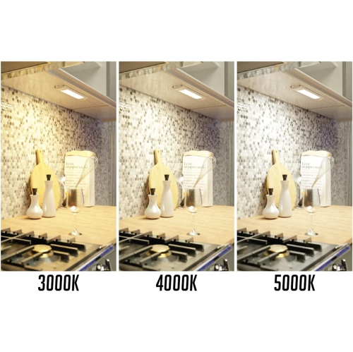 BAZZ U19MTK12W 12 inch Selectable Motion Sensor Integrated LED Under Cabinet Light , White