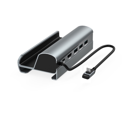 axGear USB-C HUB Docking Station Lan HDMI Compatible with Steam Deck Aluminium Alloy