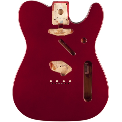 Caisse Telecaster SS Alder des années 60 de la série Classic de Fender - Rouge pomme d'amour