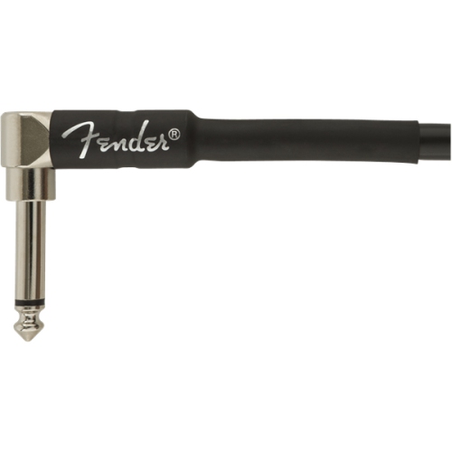 Fender Professional Series Instrument Cable - Straight / Angle 18.6' Black