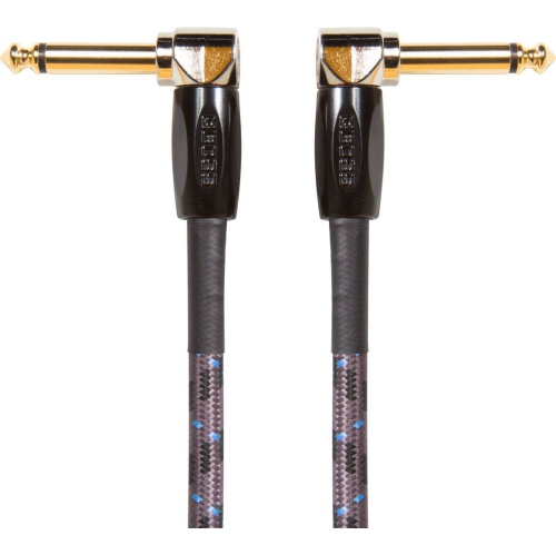 BOSS Instrument Cable 1/4'' Right Angle - 1 ft