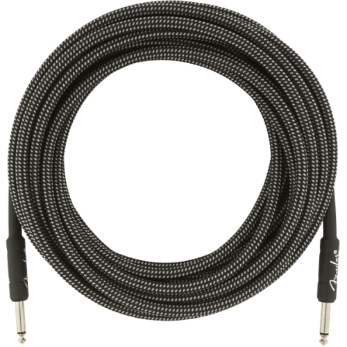 Fender Professional Series Instrument Cable - Straight / Straight 25' Gray Tweed
