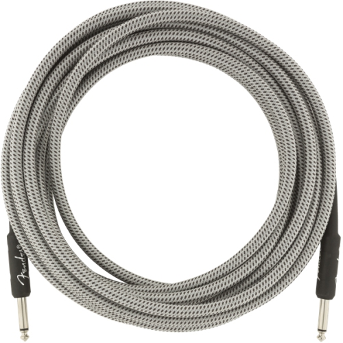 Fender Professional Series Instrument Cable - Straight / Straight 18.6' White Tweed