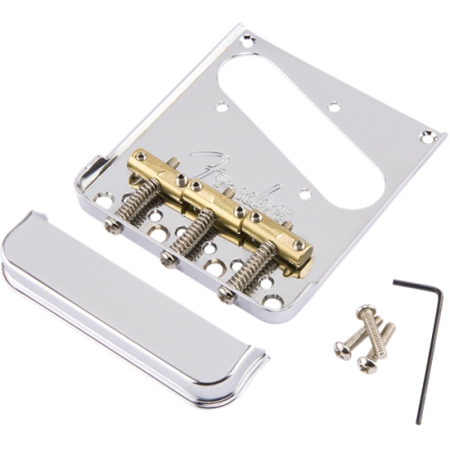 Fender American Professional Telecaster 3-Saddle Bridge Assembly - Chrome