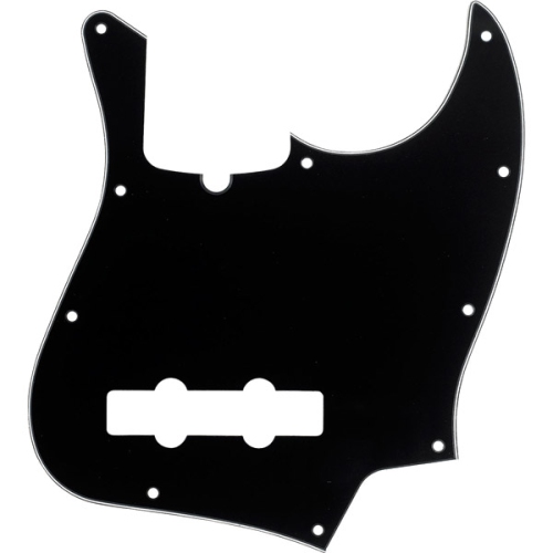 Fender 10-Hole Contemporary Jazz Bass Pickguard - 3 Ply Black