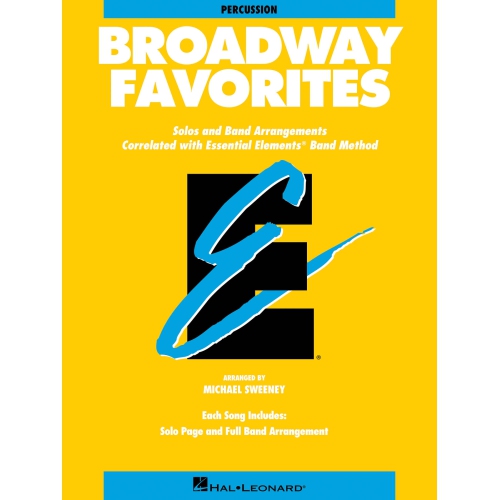 Essential Elements Broadway Favorites - percussion