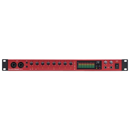 Focusrite Clarett+ 8Pre Rackmount 18-In/20-Out USB Audio Interface