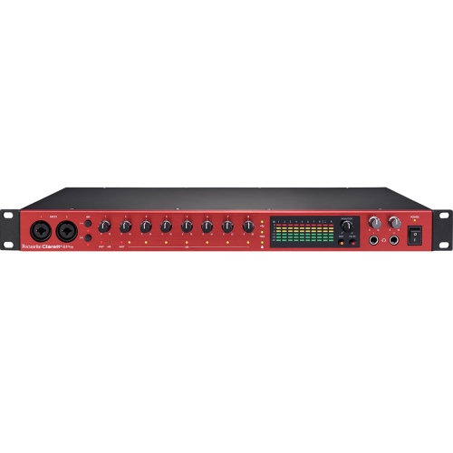 Focusrite Clarett+ 8Pre Rackmount 18-In/20-Out USB Audio Interface