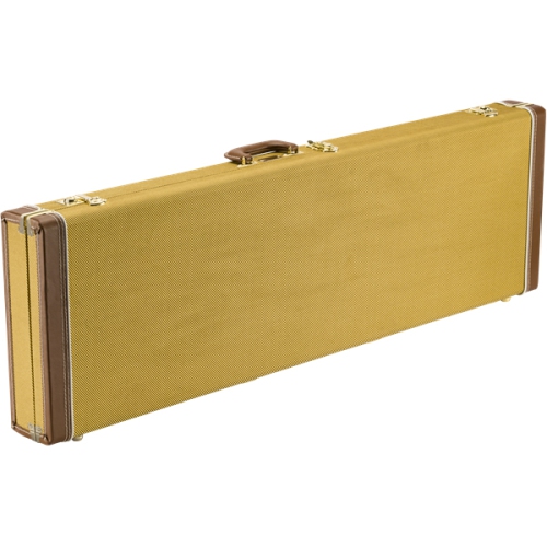 Étui en bois pour basse Precision/basse Jazz de la série Classic de Fender - Tweed