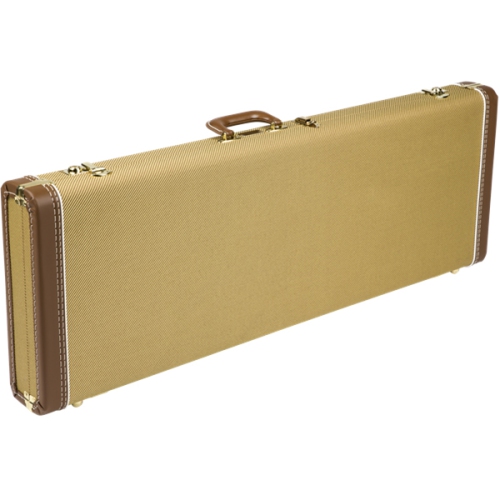 Étui rigide Deluxe Stratocaster/Telecaster de Fender - Tweed
