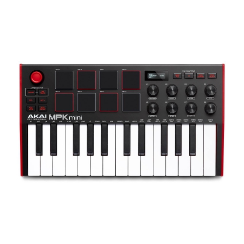 Image 2 of 7.. Akai MPK Mini MKIII 25-Note Keyboard/Drum Pad Controller