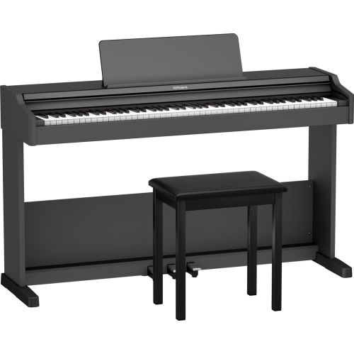 Roland RP107 Digital Piano with Stand and Bench - Black