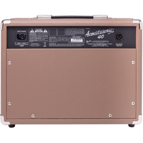 Amplificateur combiné à 40 2 canaux Acoustaasonic de Fender - Brun et blé
