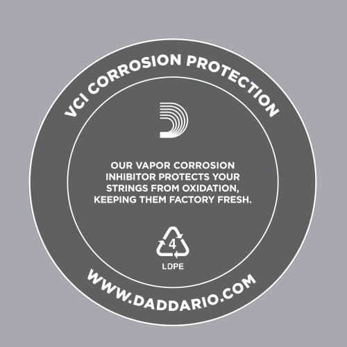 Corde de guitare simple en acier simple d'Addario - .010 lb