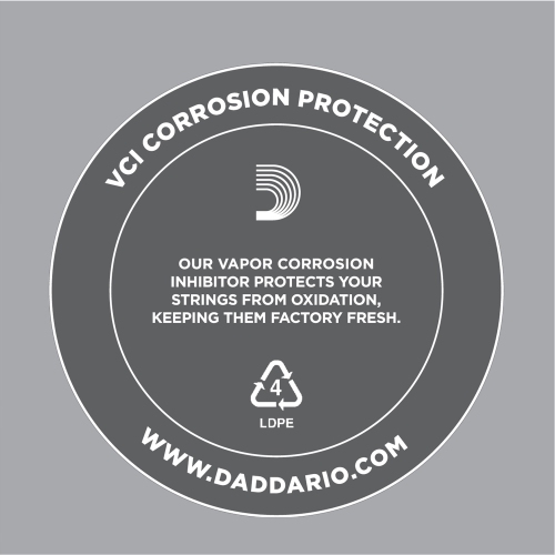 Corde de guitare simple en acier simple d'Addario - .012 lb