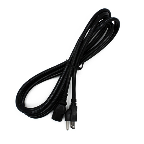 LexTec 5-15P to C13 CPU Power Cord 18AWG 10A SJT – 10ft