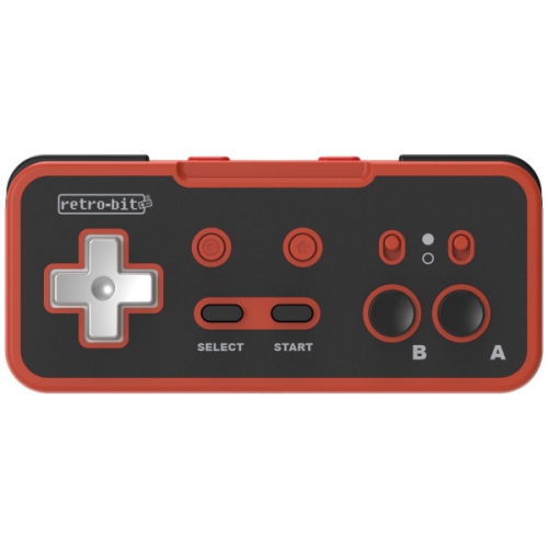 Origin8 Red & Black Wireless Controller With USB & NES Receivers
