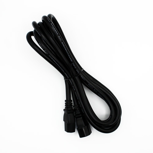 LexTec 10ft IEC C13 to C14 Heavy Duty Power Cord 16AWG SJT