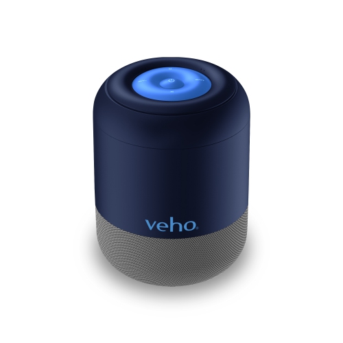 VEHO  Mz-S Portable Rechargeable 5-Watt Wireless Tooth Speaker - In Blue