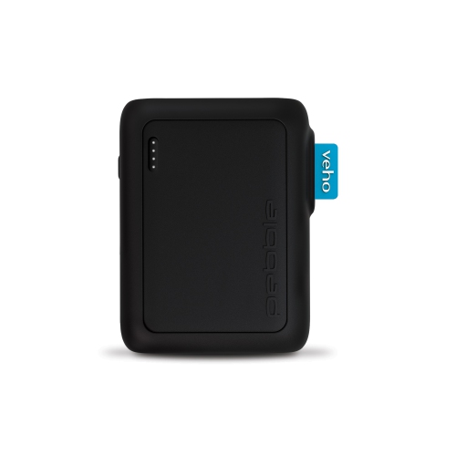 Veho Pebble PZ-12 Rugged Portable Power Bank - 10,000mAh- Black