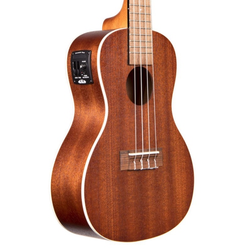 Kala Satin Mahogany Concert Ukulele with Electronics