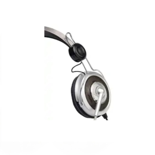 Lightweight stereo headset with an adjustable flexible microphone