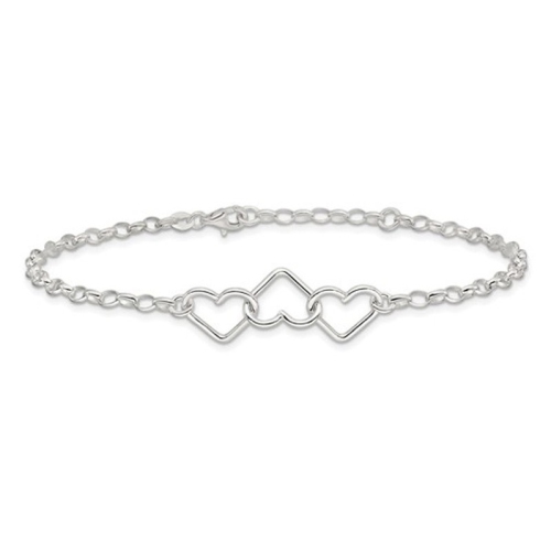 Silver Heart Bracelet