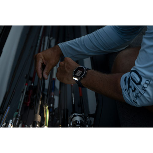 Montre intelligente nautique Bluetooth de 47 mm Quatix 7 Pro de Garmin - Bleu marine
