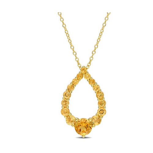 Madeira citrine clearance pendant